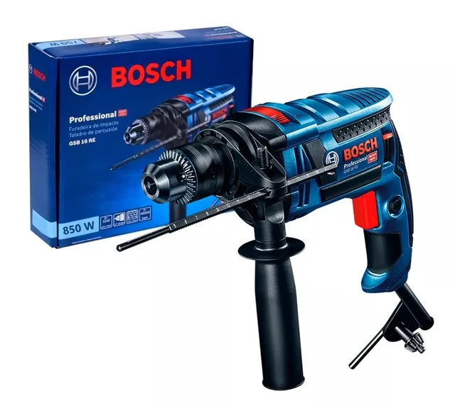 Furadeira De Impacto 1/2 Pol Bosch Gsb 16 Re 850w