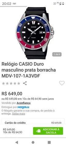 Relógio Casio Duro Original Novo