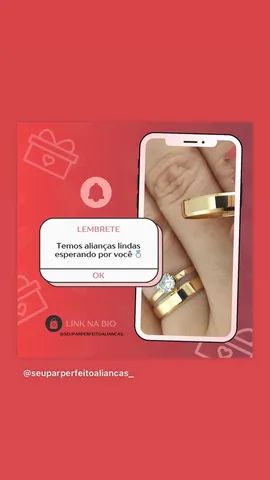 Alianças para pedido de namoro , noivado e para casamento. - Foto 3