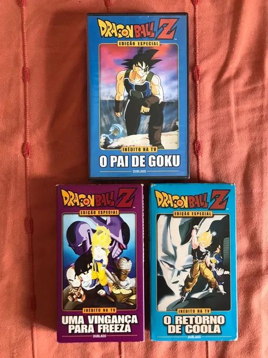 VHS Dragon Ball Z - Coleção c/ 3 filmes