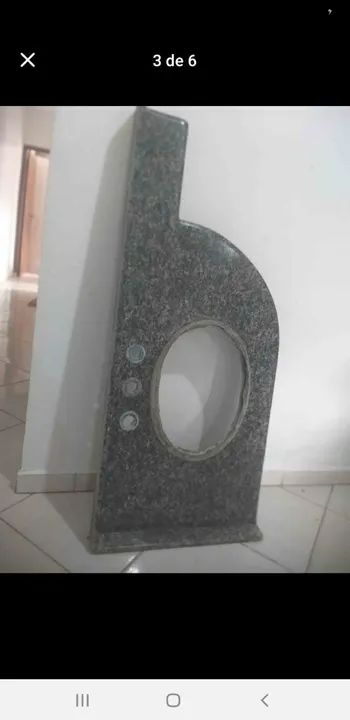 Pia de Mármore pra banheiro ou lavatório só 80 reais  - Foto 3