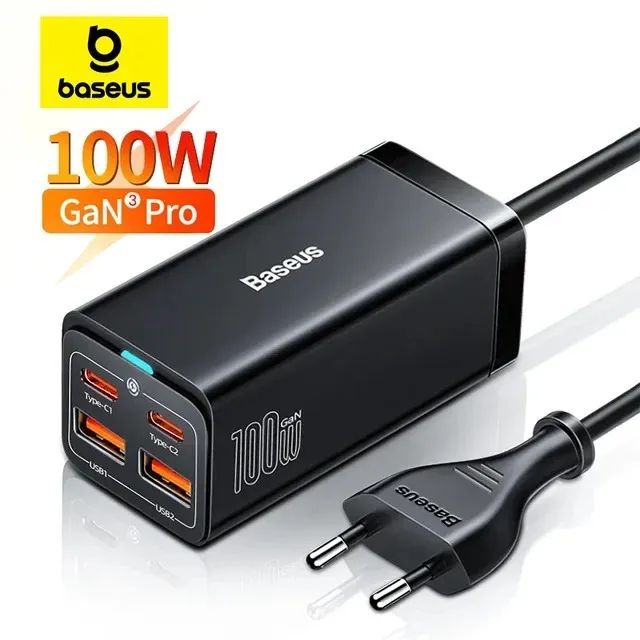 Baseus Carregadores De Parede 20W, 30W, 65W, + 65W,100W, +100W - Foto 5