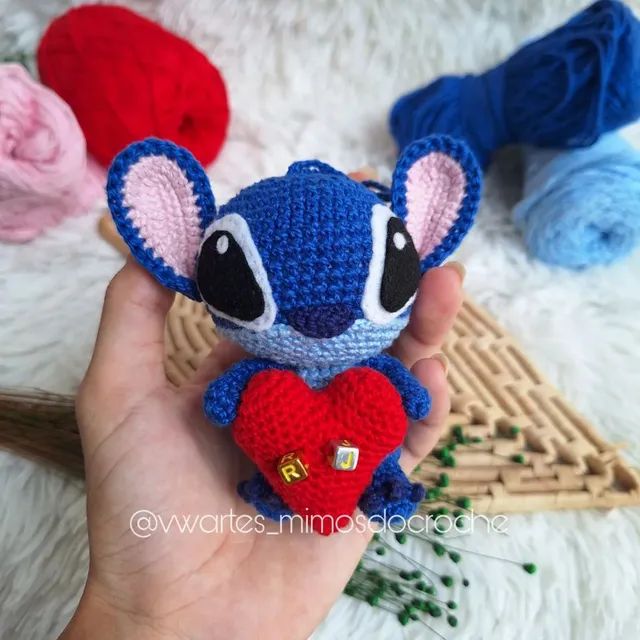Stitch Amigurumi Crochê 