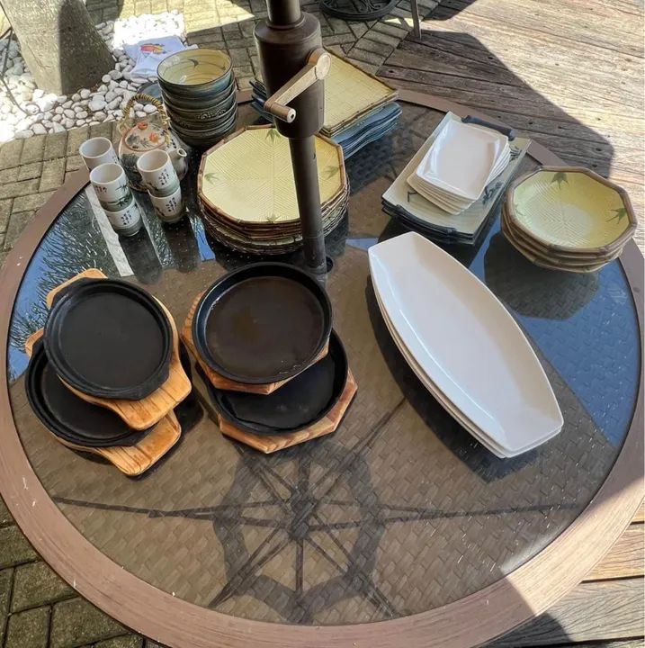 Jogo de prato/porcelana. Sushi - Comida Japonesa