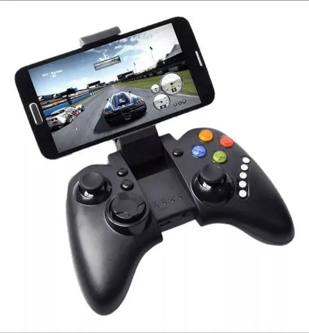 CONTROLE JOYSTICK SEM FIO ÍPEGA PRETO  - Foto 5