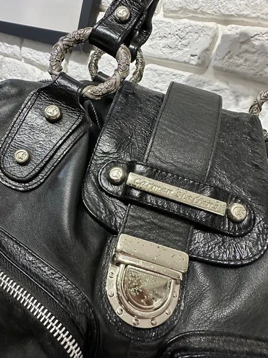 Bolsa Carmen Steffens Preta - Foto 2