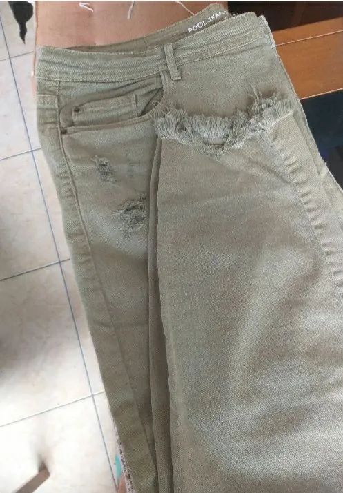Calça sarja verde - Foto 4