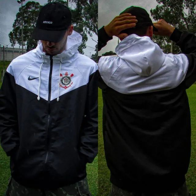 Casaco do Corinthians PB Corta Vento Unissex 