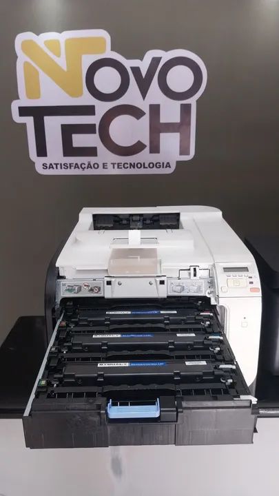 Impressora HP laser colorida m451dw faz frente e verso automático ideal Para transfer  - Foto 2