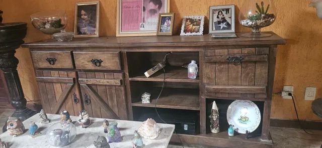 Buffet/ rack madeira  massiça!!! CasaDo Campo Linha Rustica - Foto 2