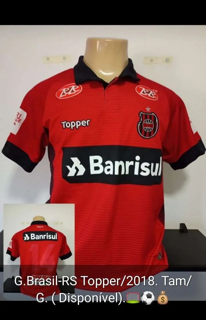 Camisa de Futebol Grêmio - Topper - 2018 - Tamanho G