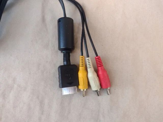 Cabo Av Áudio E Vídeo Original Para Playstation 1/ Ps2/ Ps3 - Foto 2