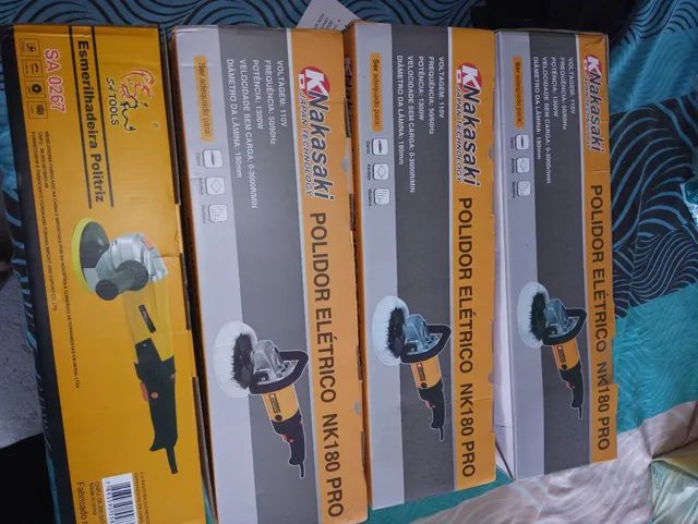 Politriz Tipo Dewalt 7 Polegadas - Lixadeira Orbital 1300w - Profissional Top - Foto 4