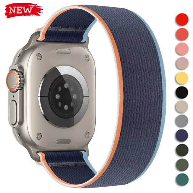 Pulseira Smartwatch de Silicone ou Nylon 38mm a 49mm - Foto 3