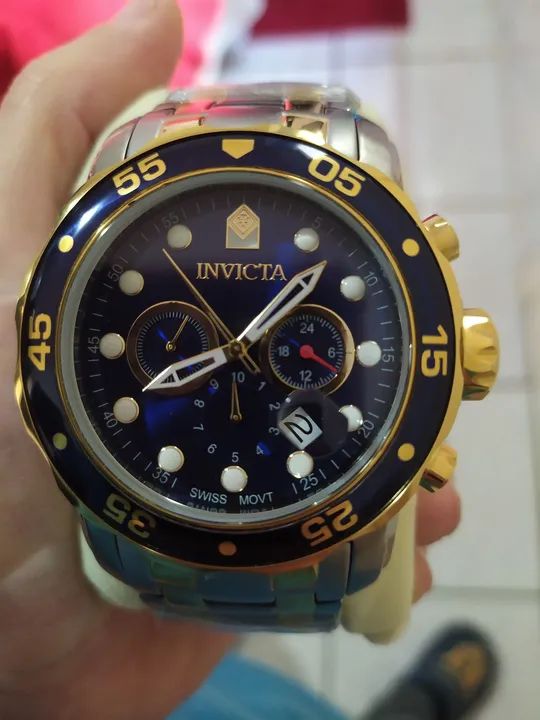 Relógio invicta pro diver, linha Premium AAA,100% funcional 