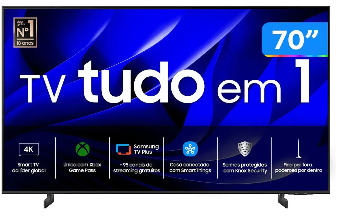 Tv samsung 4k 70 du8000 lacrada