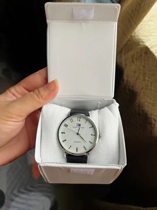 Relógio Tommy Hilfiger De Couro Quartzo Novo (Garantia) - Foto 5