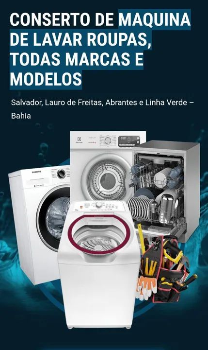 Máquina de lavar e lavar e secar trabalhamos com peças originais 