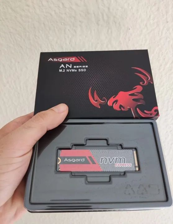 SSD NVME ASGARD 512GB Armazenamento Jardim Cidade