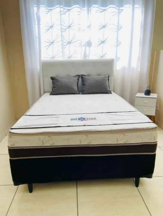 Cama box casal conjugada espumas d33 / pague na entrega