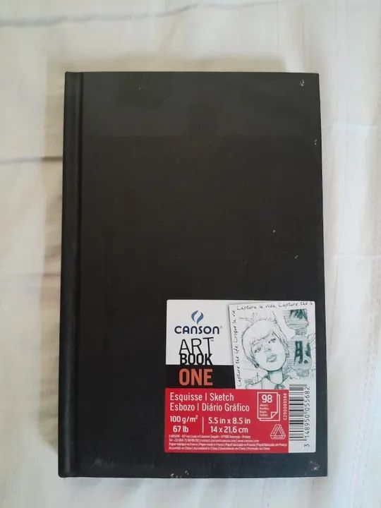 Sketchbook Canson 98 folhas