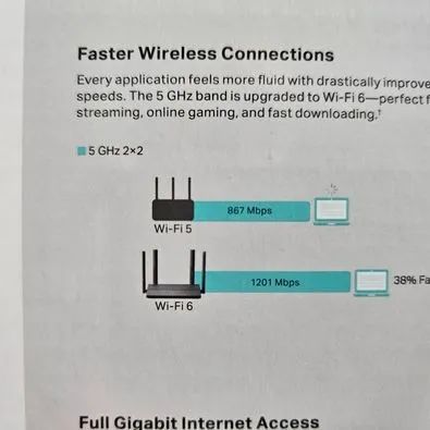 Roteador Wi-fi 6 TPlink AX1500 EX141 "NOVO" - Foto 4