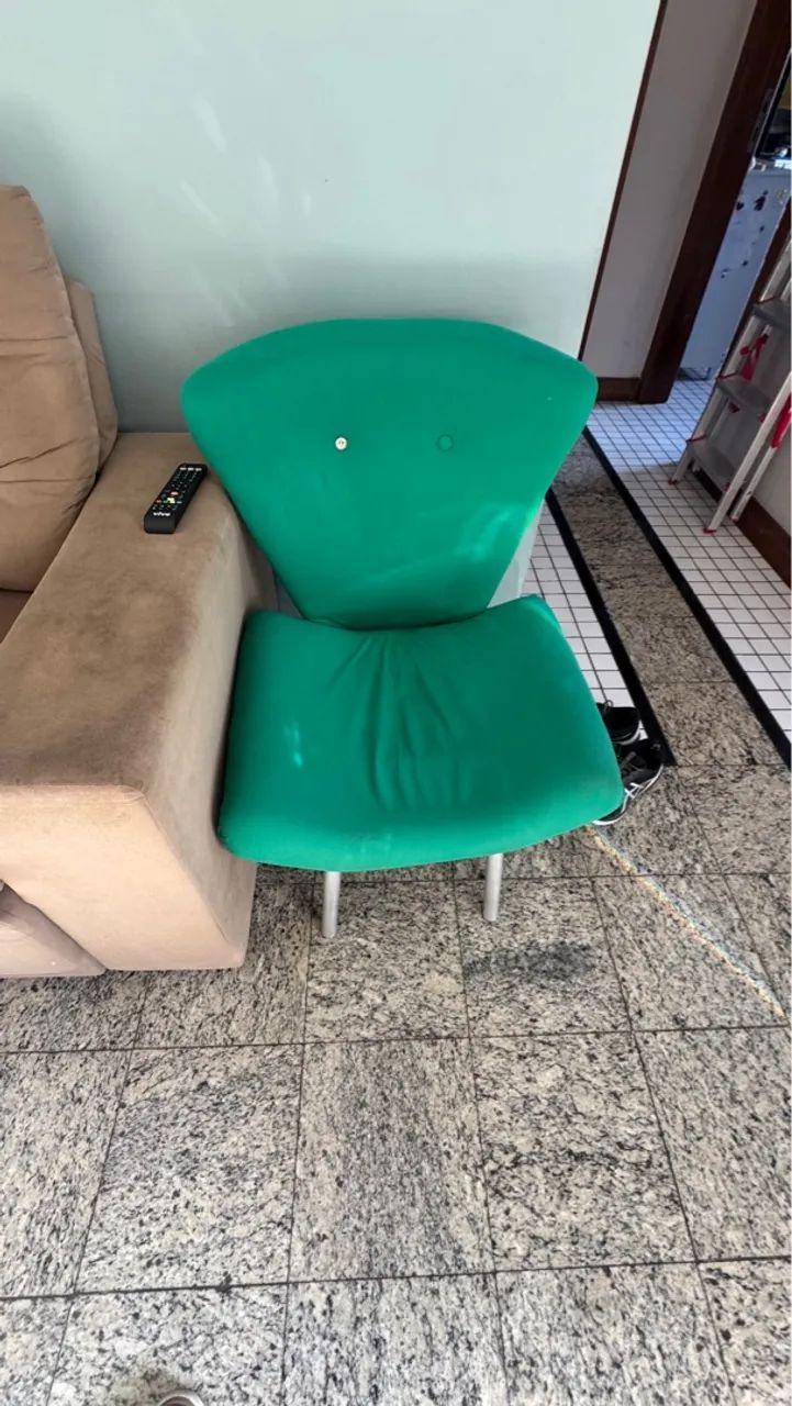 Poltrona verde confortável - Foto 3