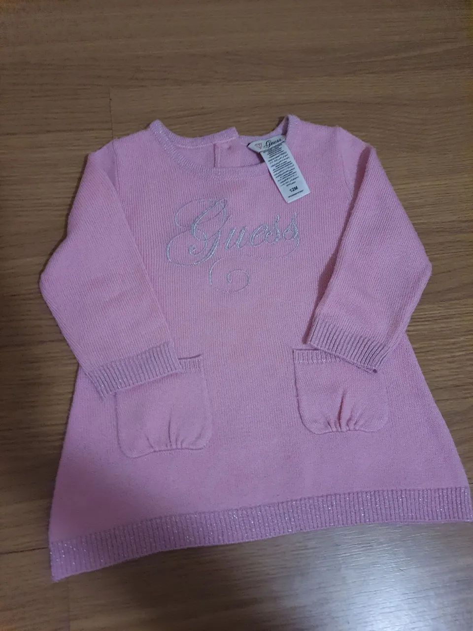 Vestido de bebê Guess tamanho 12 meses