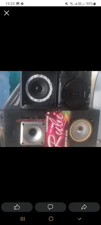 Quero vender essas caixas de som,