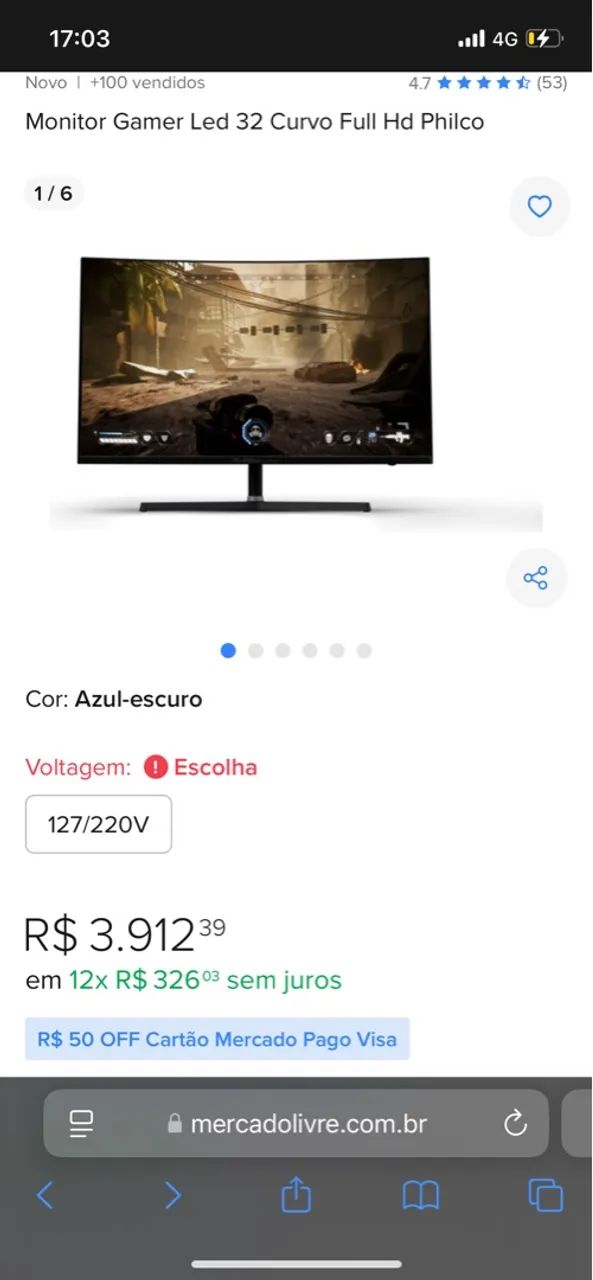 Monitor Curvo 32 polegadas  - Foto 2