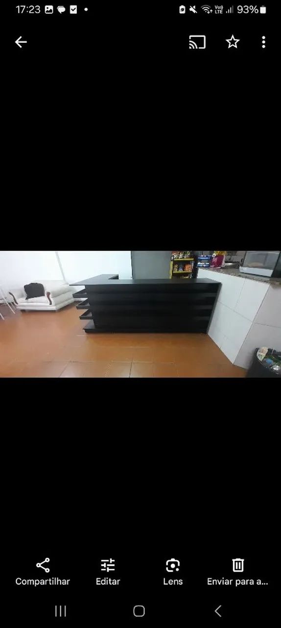 Balcão comercial preto - Foto 5