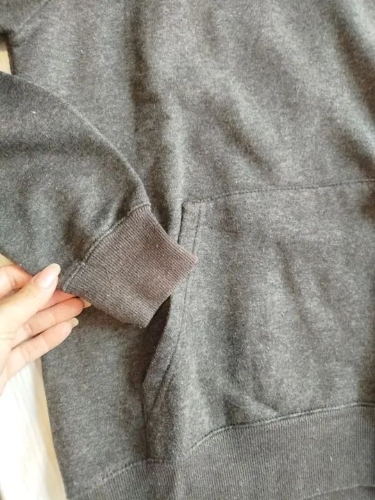 Blusa de Moletom Cinza PP - Foto 3