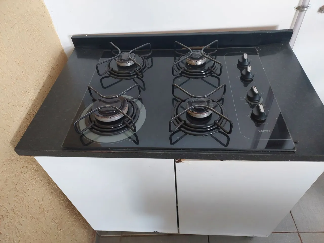 Cooktop Consul 4 Bocas - Vidro Temperado