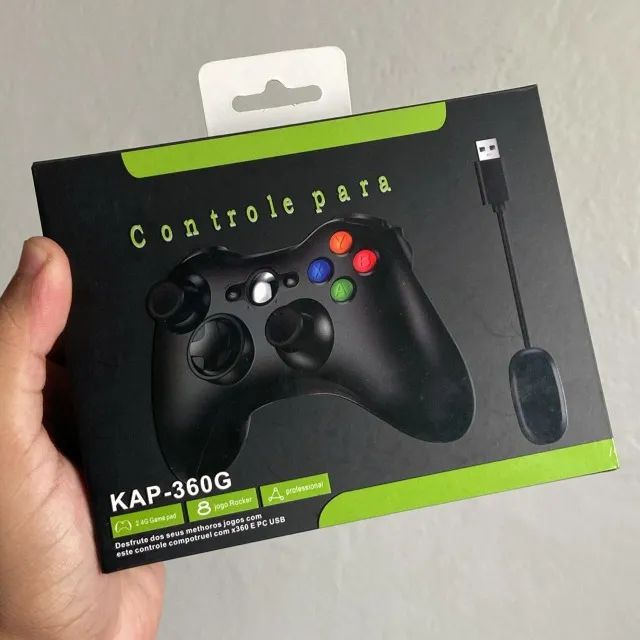 controle xbox sem fio 