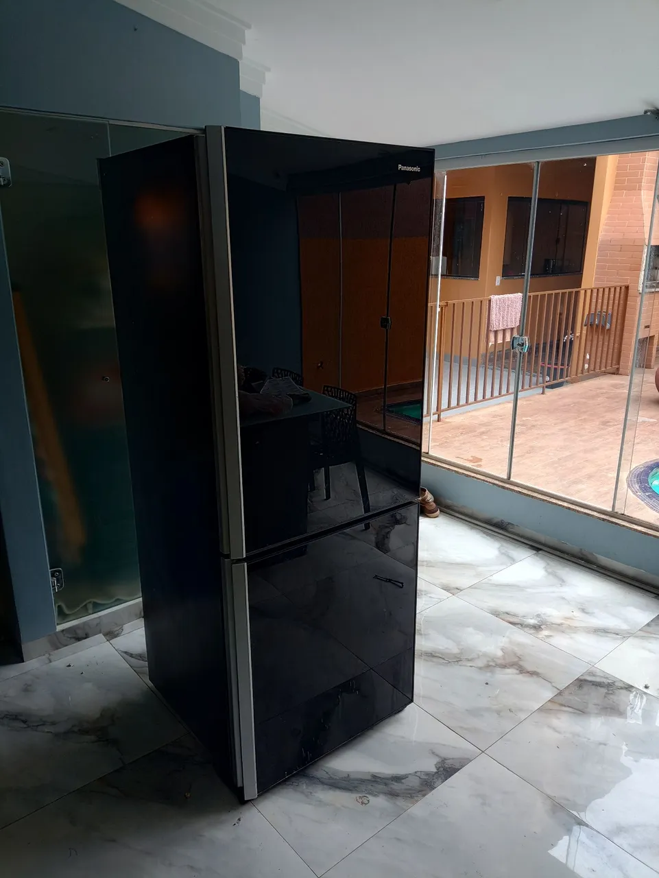 Geladeira Panasonic Duplex - Preta 423 LITROS