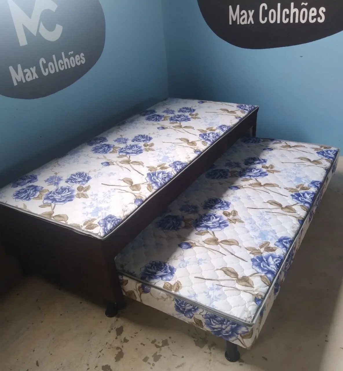Cama Box Solteiro com Cama Auxiliar - Bicama