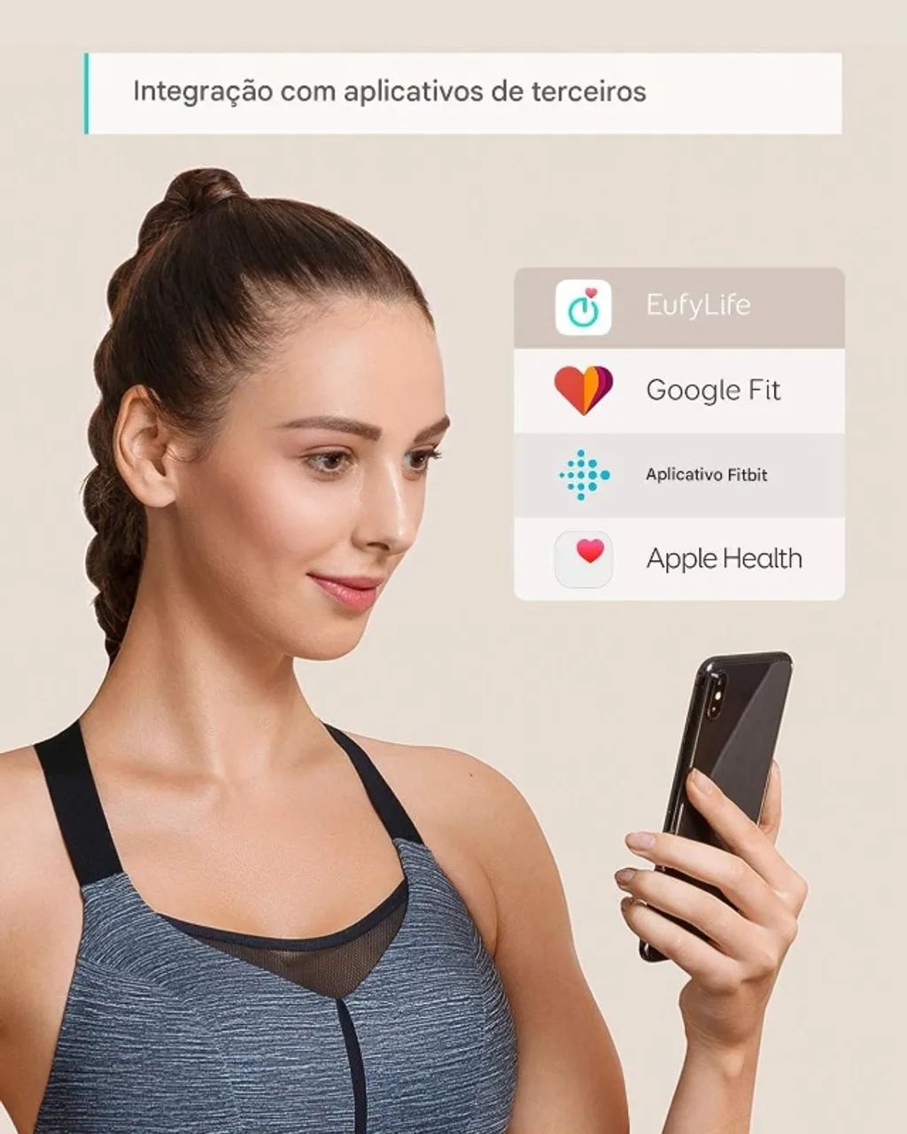 Balança Corporal Digital Smart 14 Medições Anker Eufy compativel iPhone Android - Foto 2