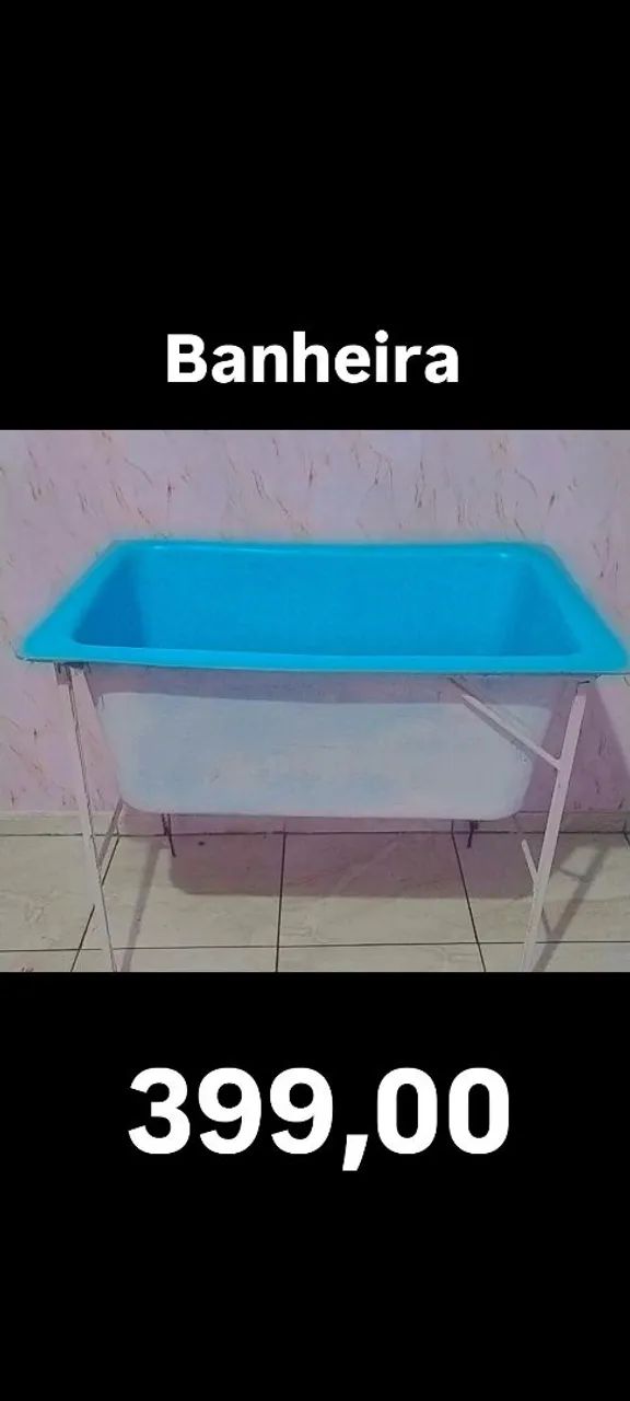 Banheira para banho e tosa pet 
