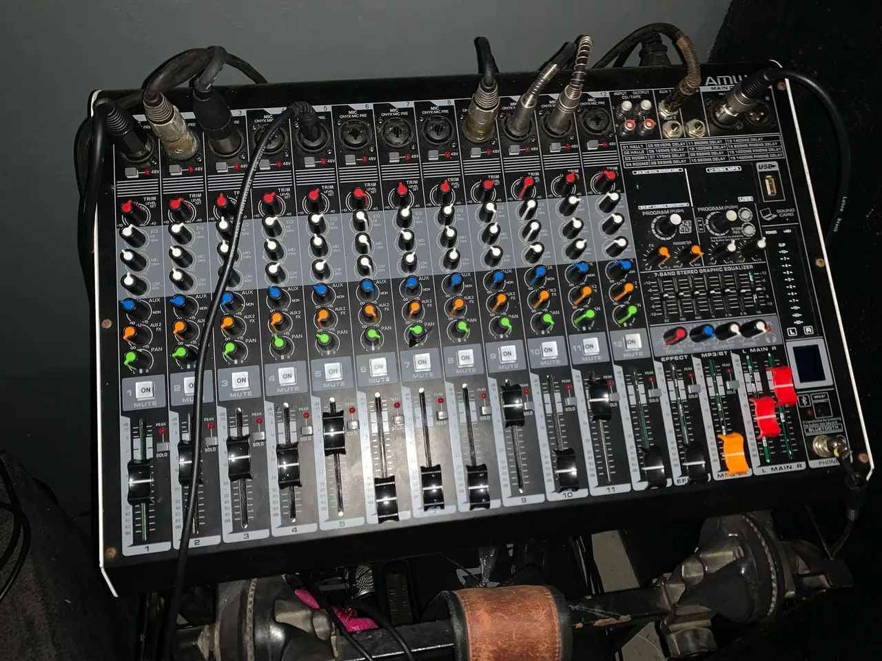 Mesa de Som 12 Canais AMW - UNAMAR  - Foto 2