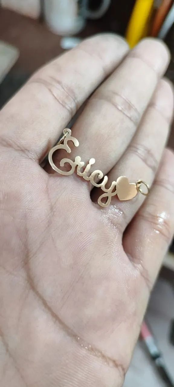 Pingentes personalizados em ouro 18k (750) - Foto 5
