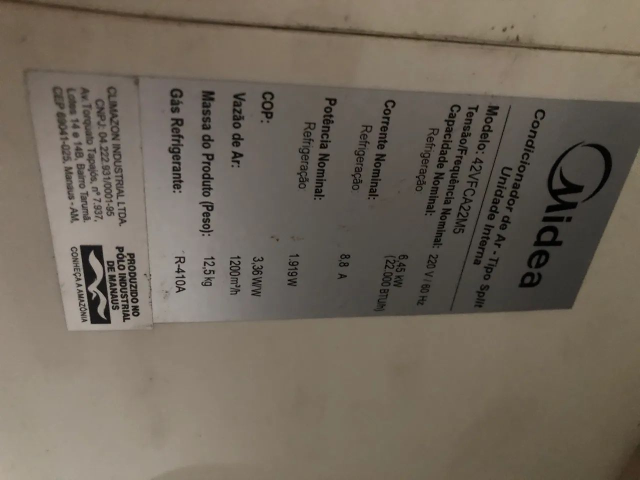 Ar condicionado split 22.000 Btu  - Foto 2