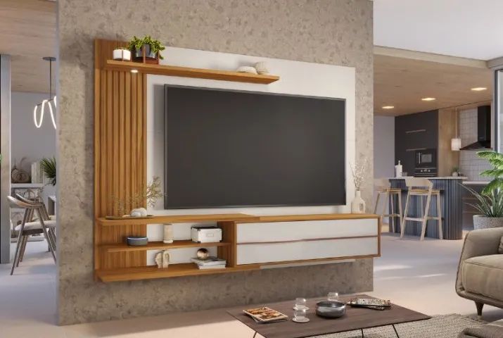 Painel para TV com Suporte de até 65 Polegadas 1355 - NOVO 