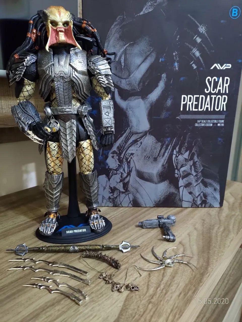  Predator scar avp Alien vs Predador 32cm - Foto 2