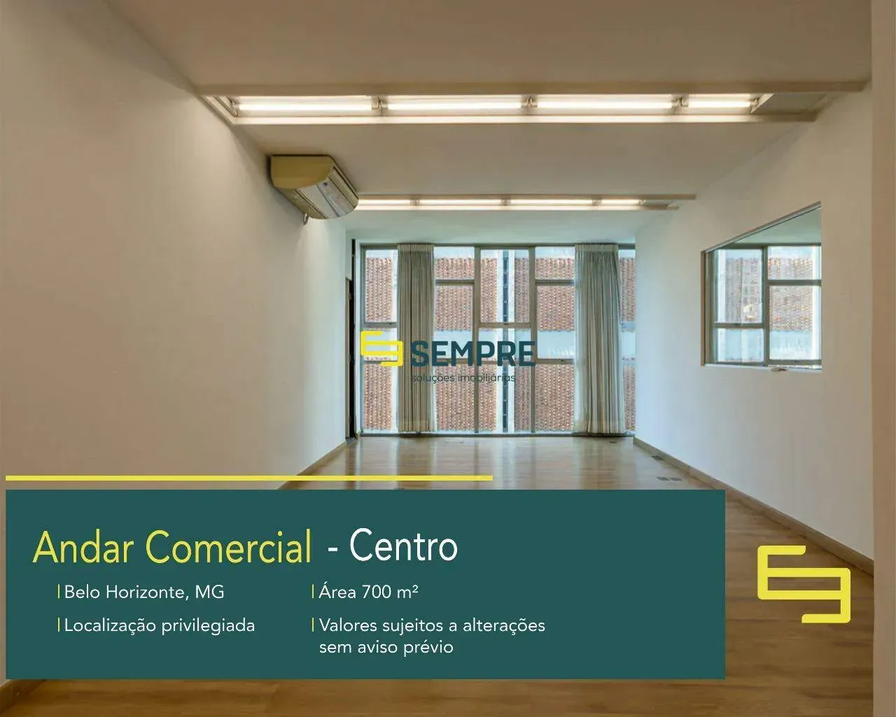 Laje comercial para alugar no Edifício Bravo BH - Centro