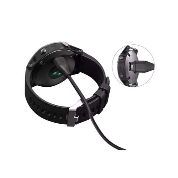 Carregador USB Compatível Com Smartwatch Garmin Diversos Modelos64306183168130124
