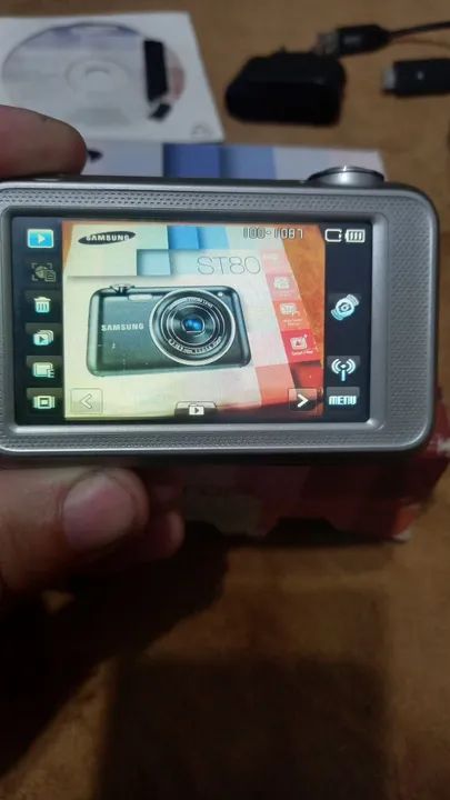 Camera samsung  st80 funcionando  na caixa com serial batendo  - Foto 4
