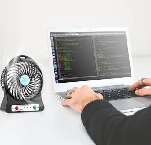 Mini Ventilador Portátil Recarregável Ls-902 Luatek Novo Loja Coimbra Computadores - Foto 3