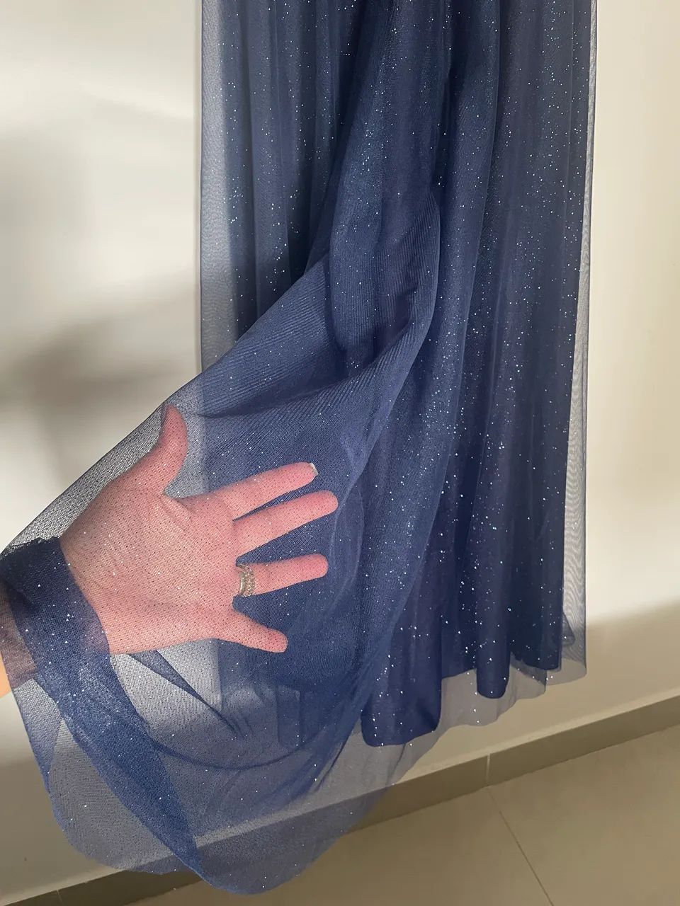 Vestido de madrinha azul marinho  - Foto 4