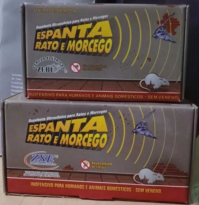 Kit Espanta Rato E Morcego - com 01 Emissor Extra Zebu - Foto 3