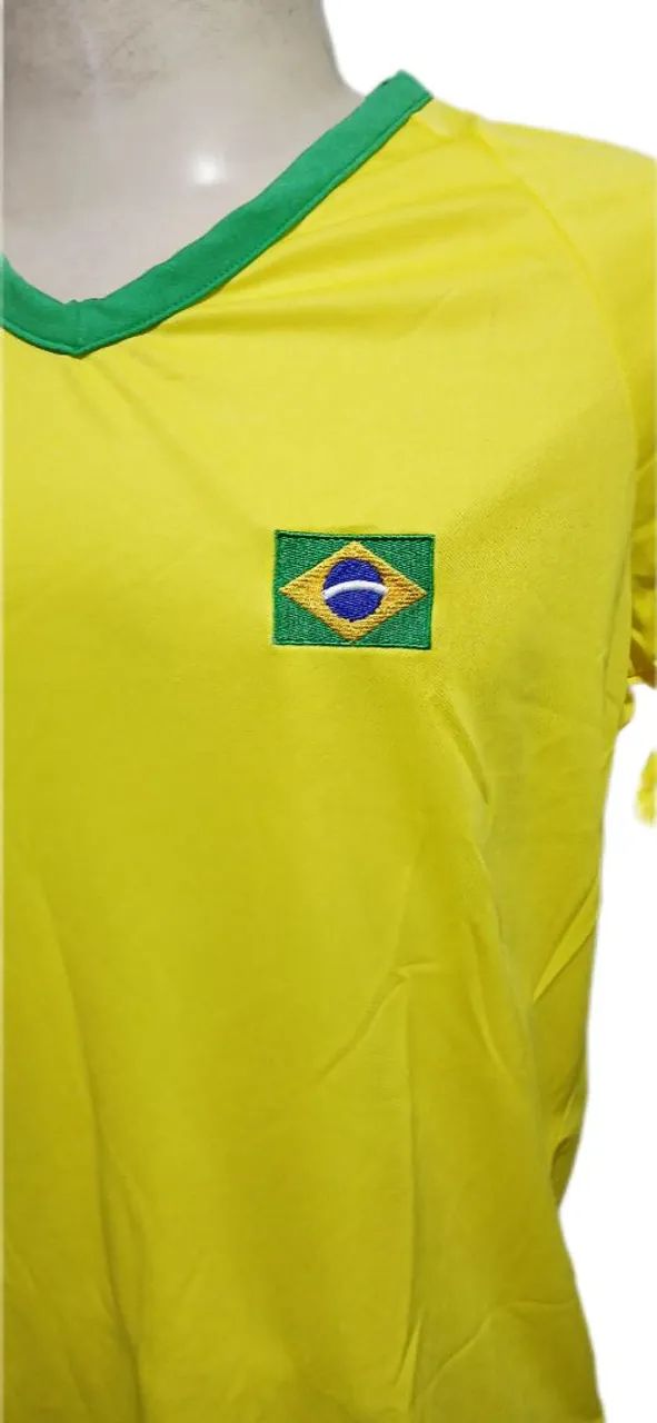 Camisa Brasil Torcedor Amarelo Copa Mundo  - Foto 5
